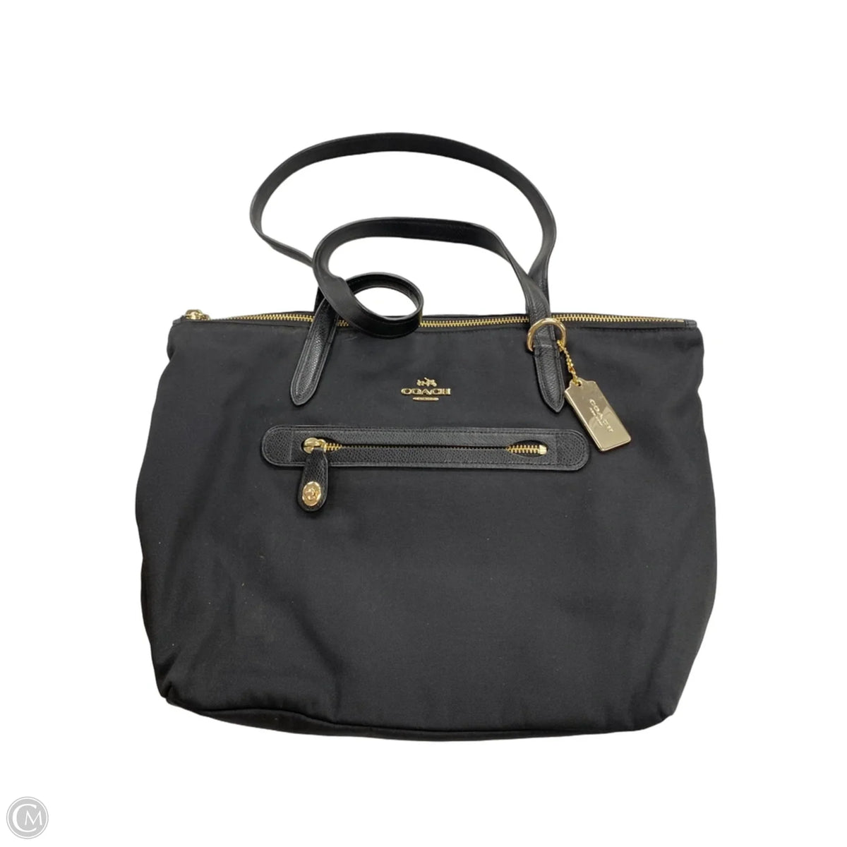 Tote Designer By Coach, Size: Medium