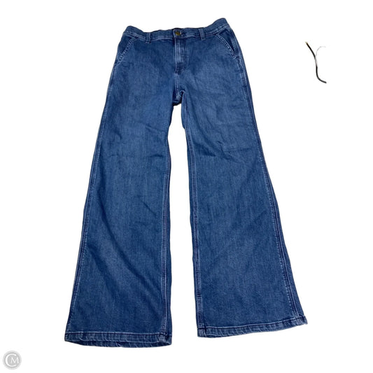 Jeans Boot Cut By Lee In Blue Denim, Size: 10