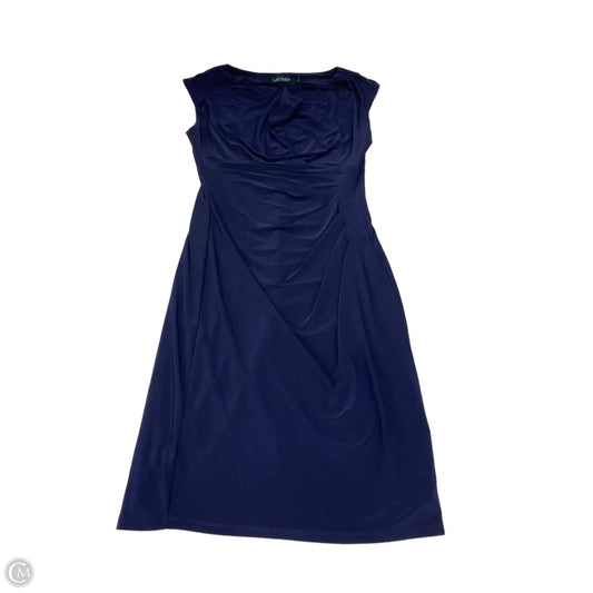 Dress Work By Lauren By Ralph Lauren In Navy, Size: S