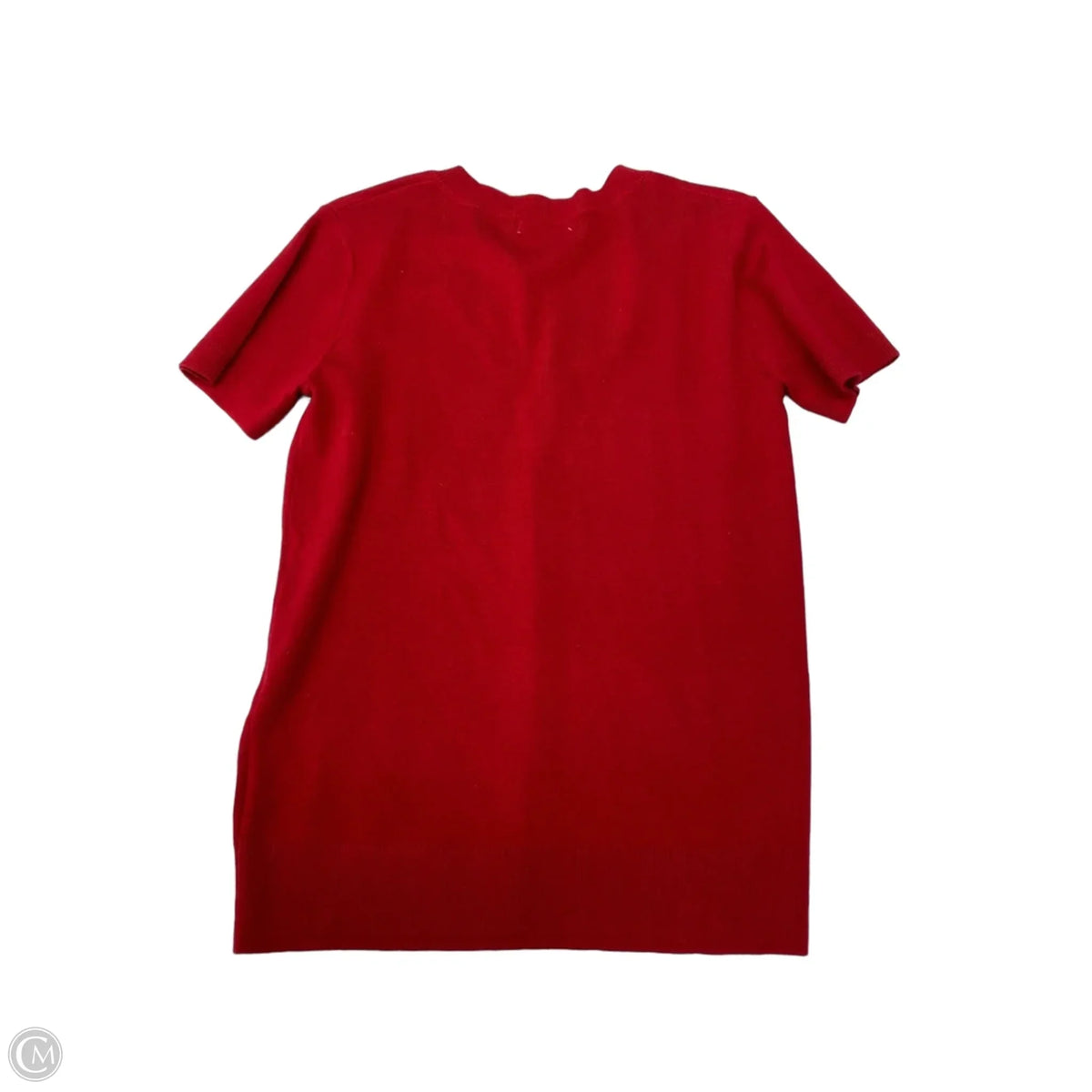 Top Short Sleeve By Cme In Red, Size: M