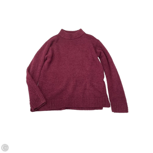 Top Long Sleeve By St Johns Bay In Maroon, Size: M