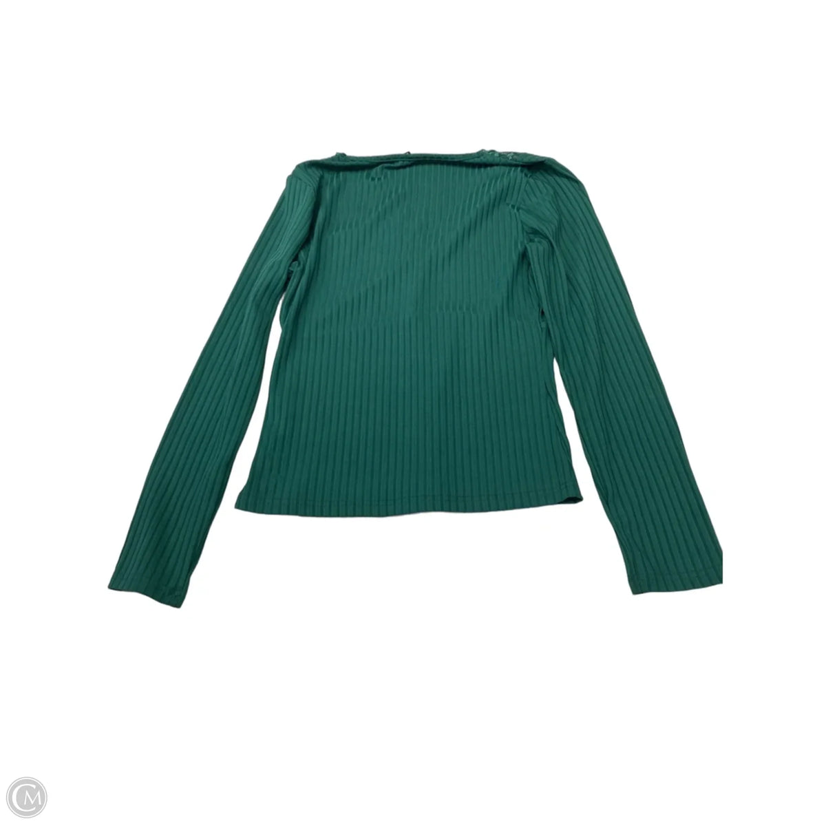 Top Long Sleeve By Shein In Green, Size: L