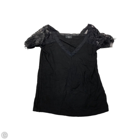 Top Short Sleeve By Vici In Black, Size: S