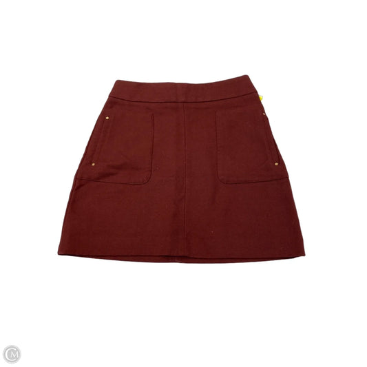 Skirt Mini & Short By H&m In Maroon, Size: 6