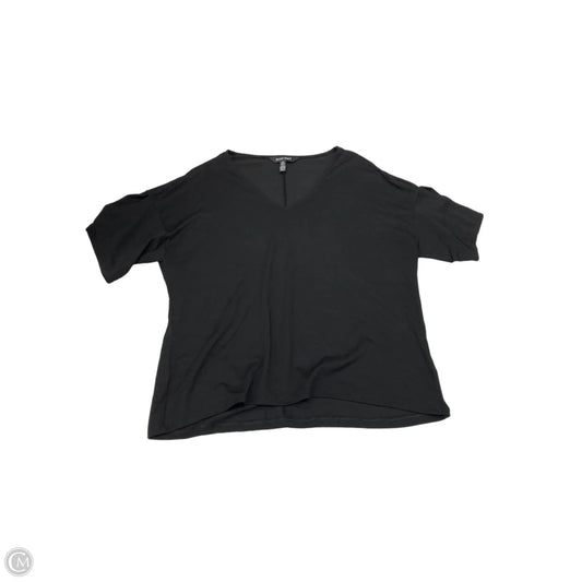 Top Short Sleeve Basic By Ellen Tracy In Black, Size: M
