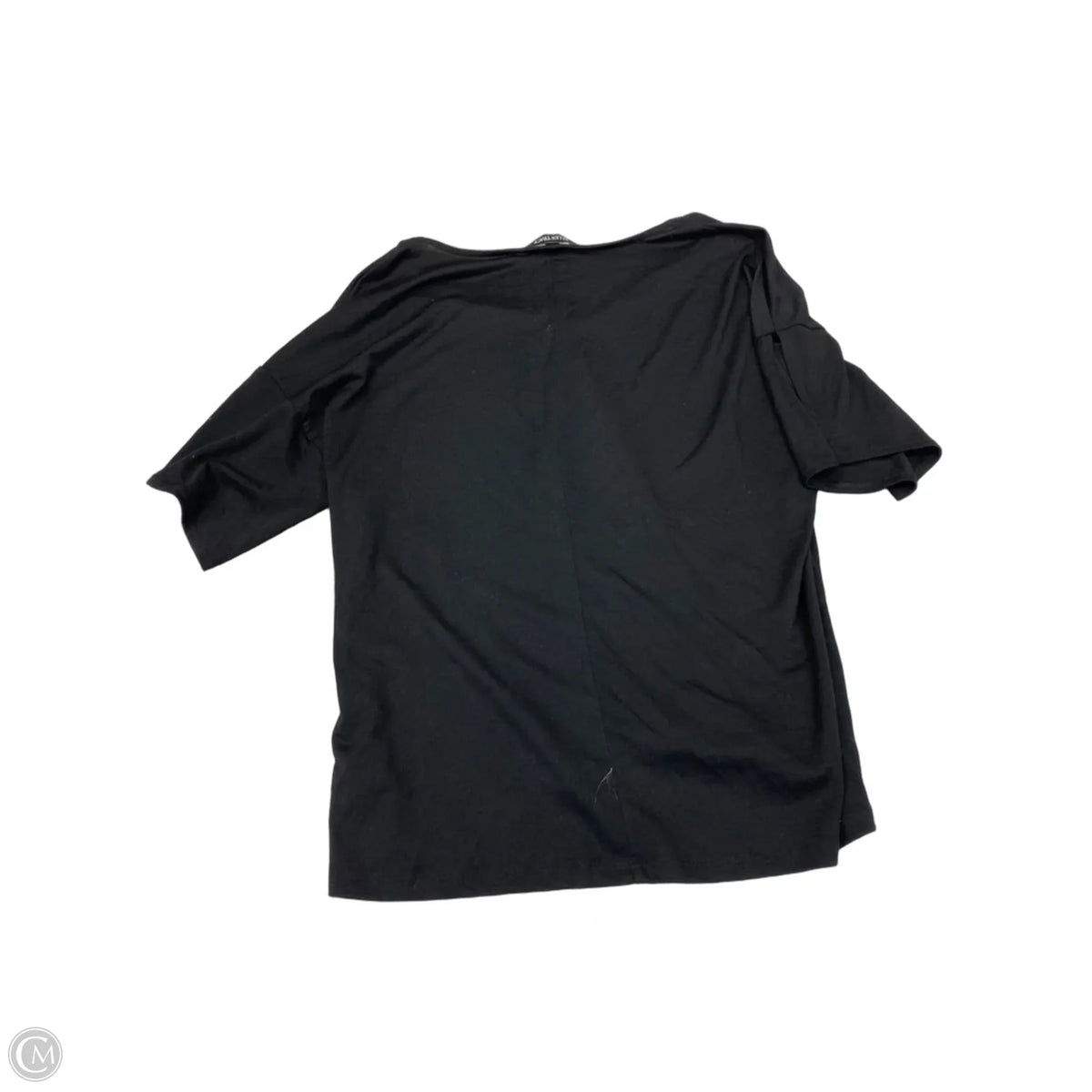 Top Short Sleeve Basic By Ellen Tracy In Black, Size: M