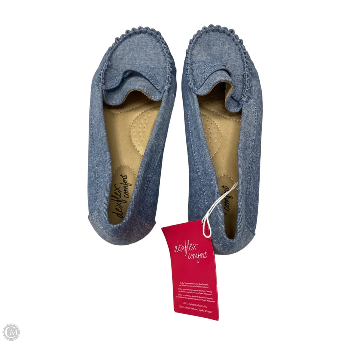 Shoes Flats By Dexflex In Blue, Size: 7