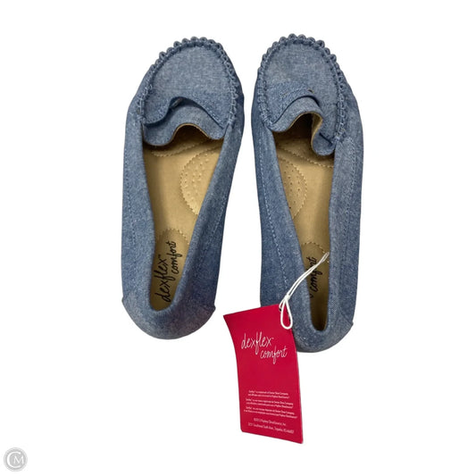 Shoes Flats By Dexflex In Blue, Size: 7