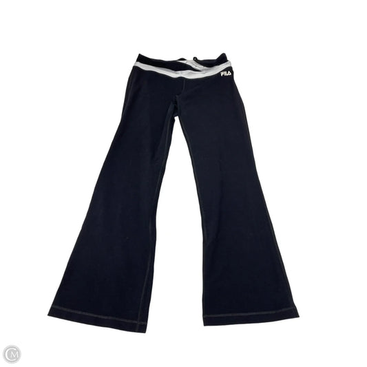 Athletic Pants By Fila In Black, Size: M