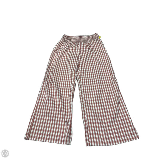 Pants Wide Leg By Dokotoo In Red & White, Size: 14