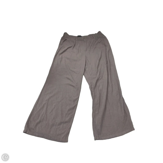 Pants Wide Leg By Asos In Grey, Size: 14