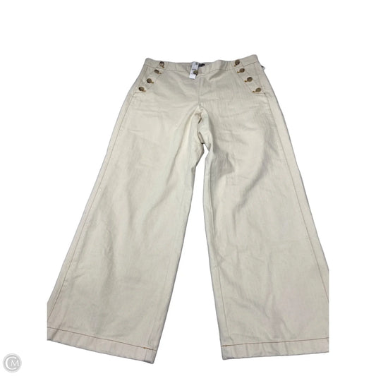 Pants Wide Leg By J. Crew In Cream, Size: 16