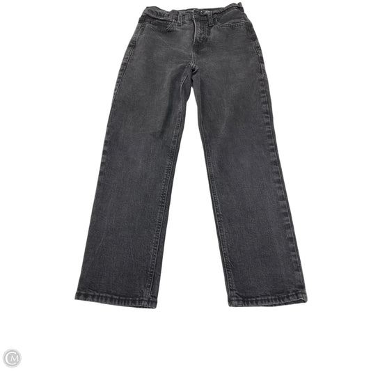 Jeans Straight By Old Navy In Black Denim, Size: 6