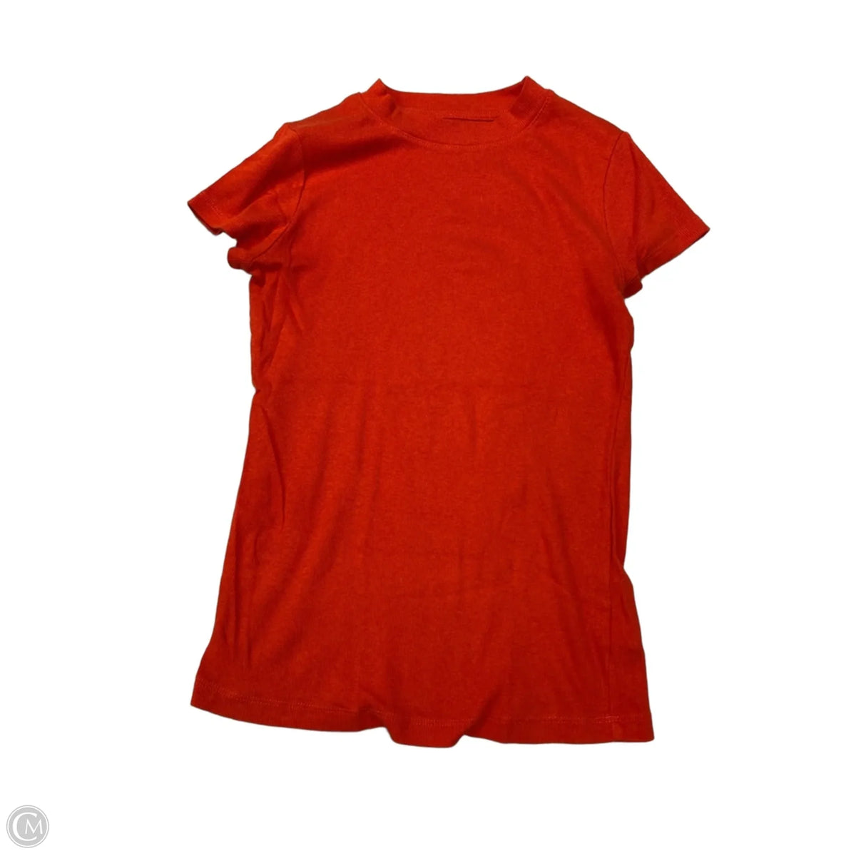 Top Short Sleeve Basic By A New Day In Red, Size: S