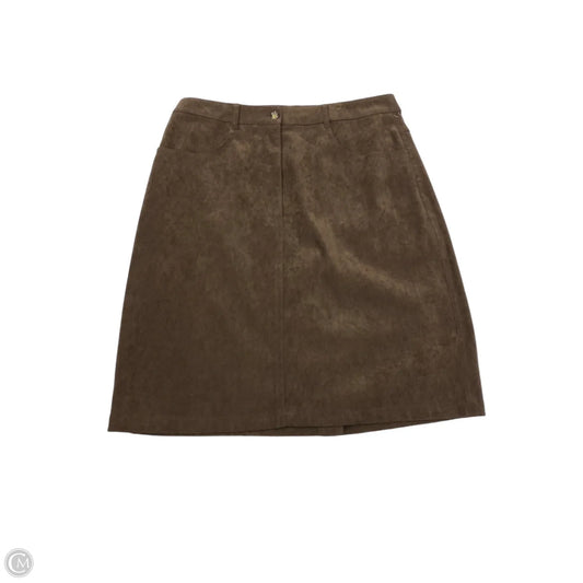 Skirt Mini & Short By Talbots In Brown, Size: 10