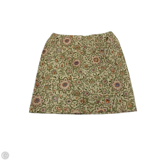 Skirt Mini & Short By Talbots In Floral Print, Size: 14