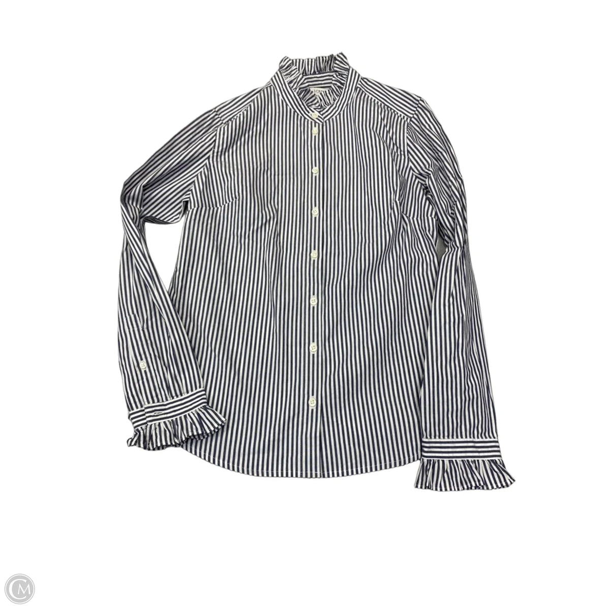 Top Long Sleeve By J. Crew In Striped Pattern, Size: S