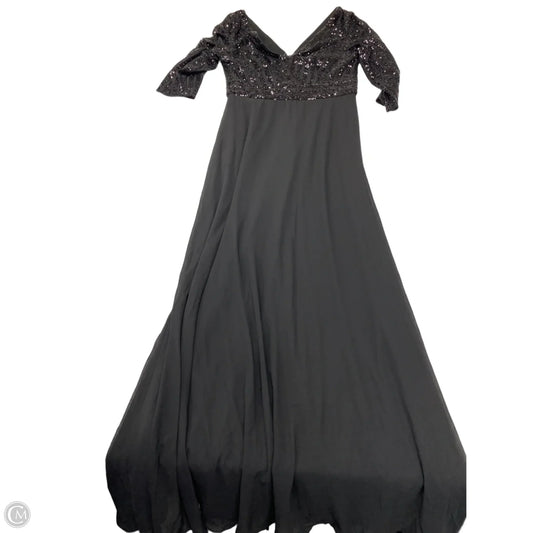 Dress Party Long By Clothes Mentor In Black, Size: M
