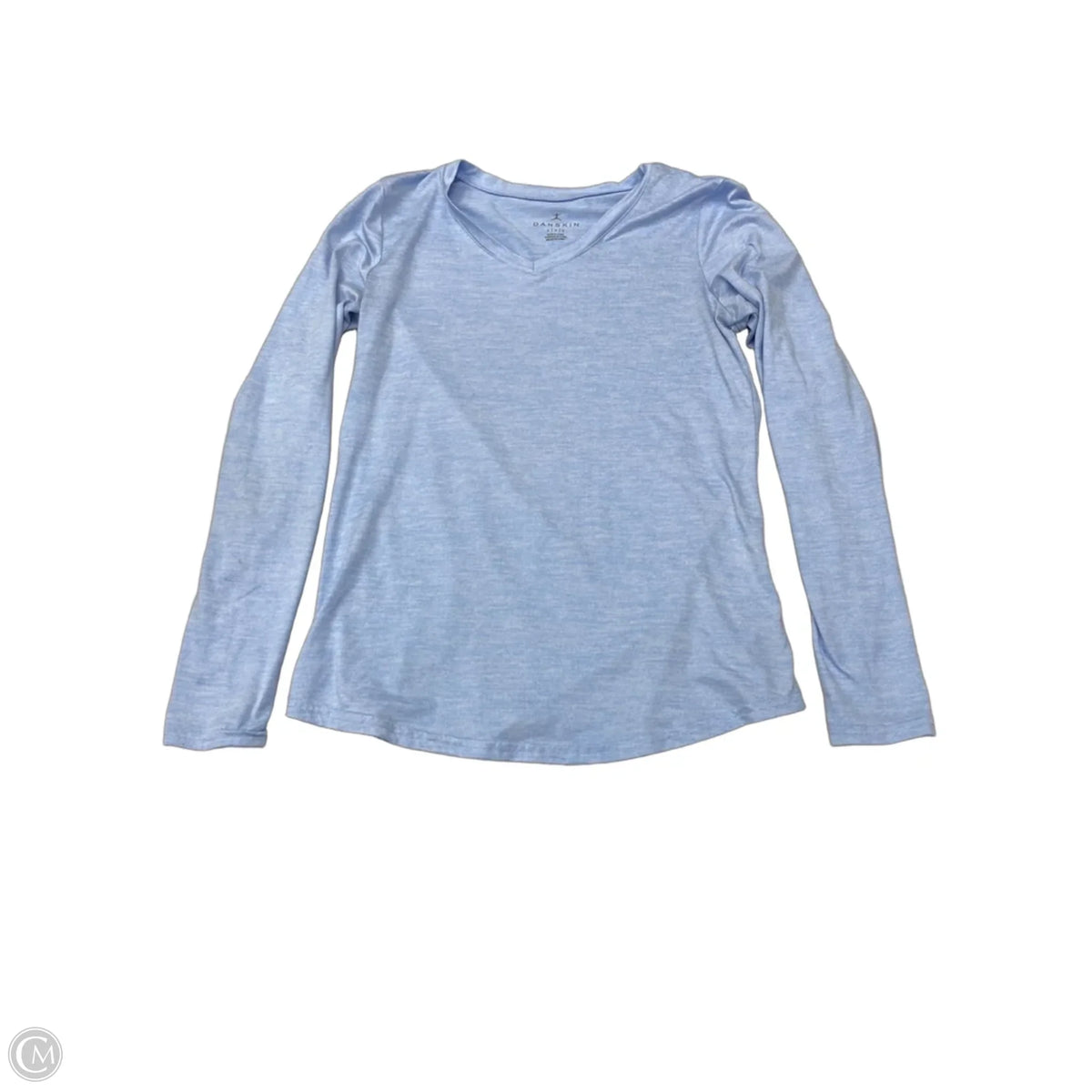 Top Long Sleeve Basic By Danskin In Blue, Size: S