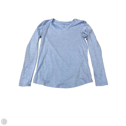 Top Long Sleeve Basic By Danskin In Blue, Size: S