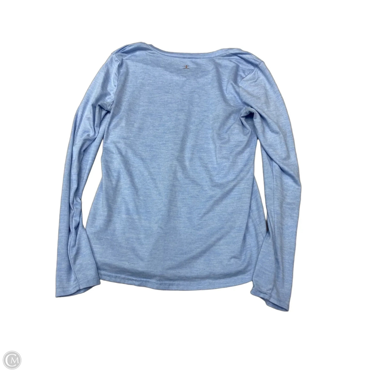 Top Long Sleeve Basic By Danskin In Blue, Size: S