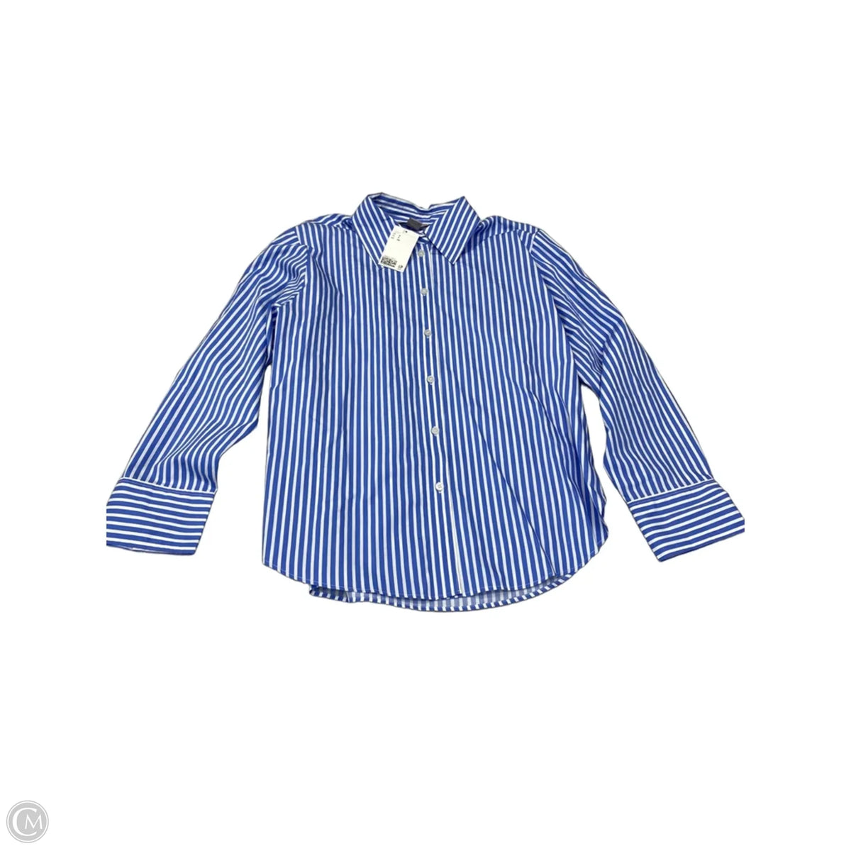 Top Long Sleeve By H&m In Striped Pattern, Size: S