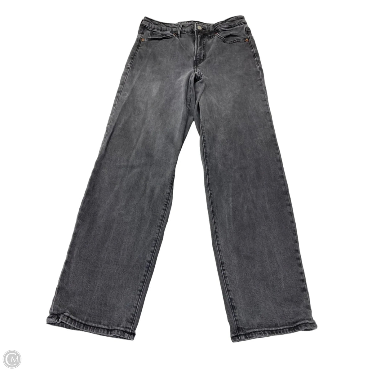 Jeans Straight By Old Navy In Grey Denim, Size: 6