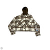 Jacket Shirt By Ci Sono In Plaid Pattern, Size: S
