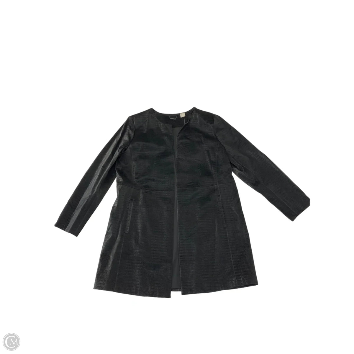 Coat Other By Chicos In Black, Size: L