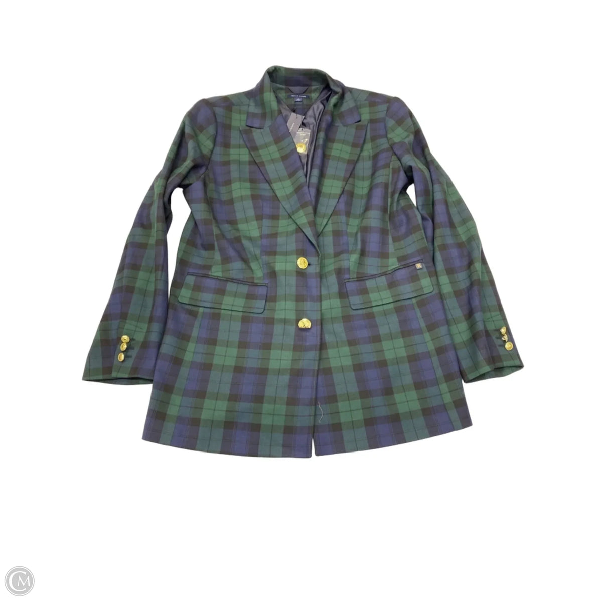Blazer By Tommy Hilfiger In Plaid Pattern, Size: M