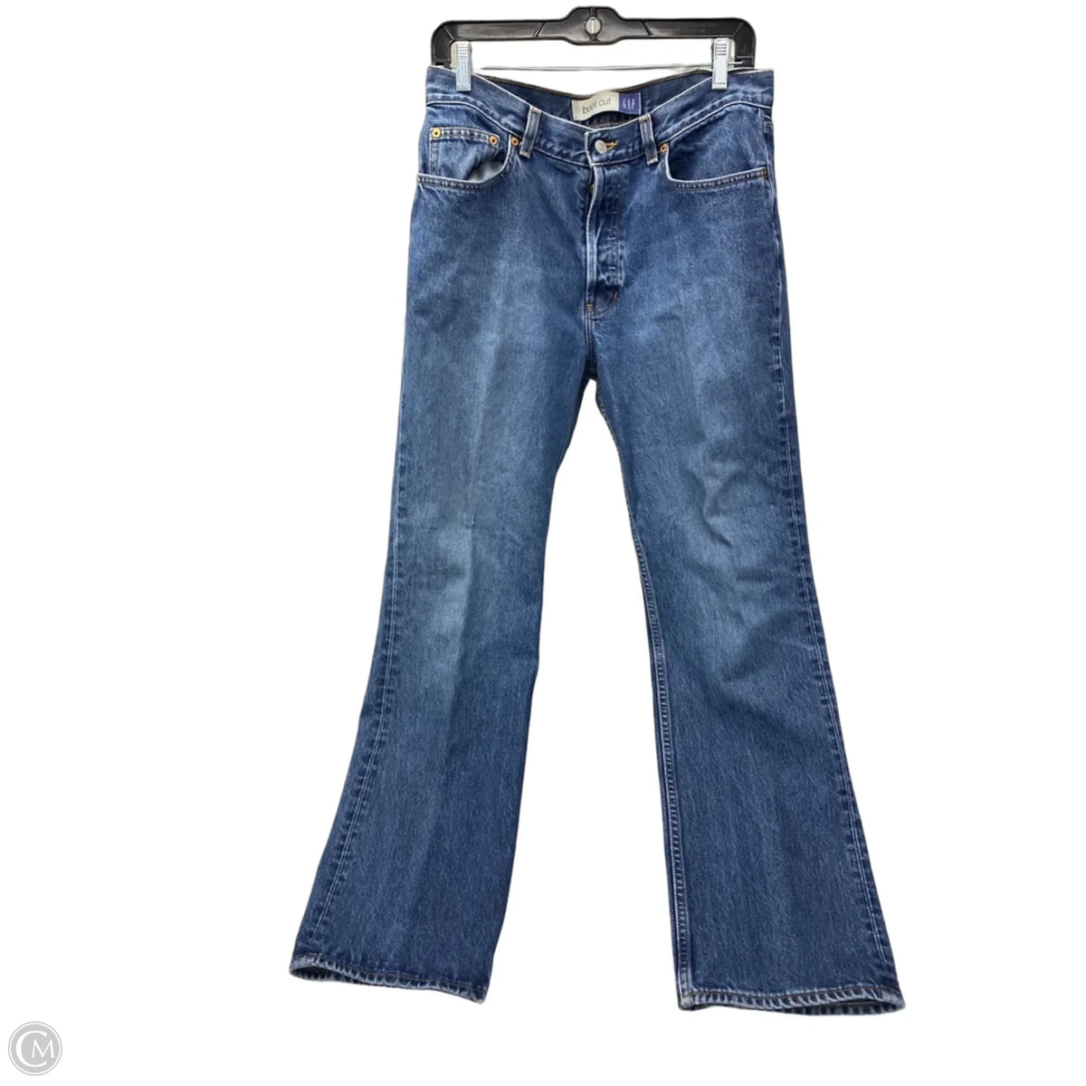 Jeans Boot Cut By Gap In Blue Denim, Size: 12