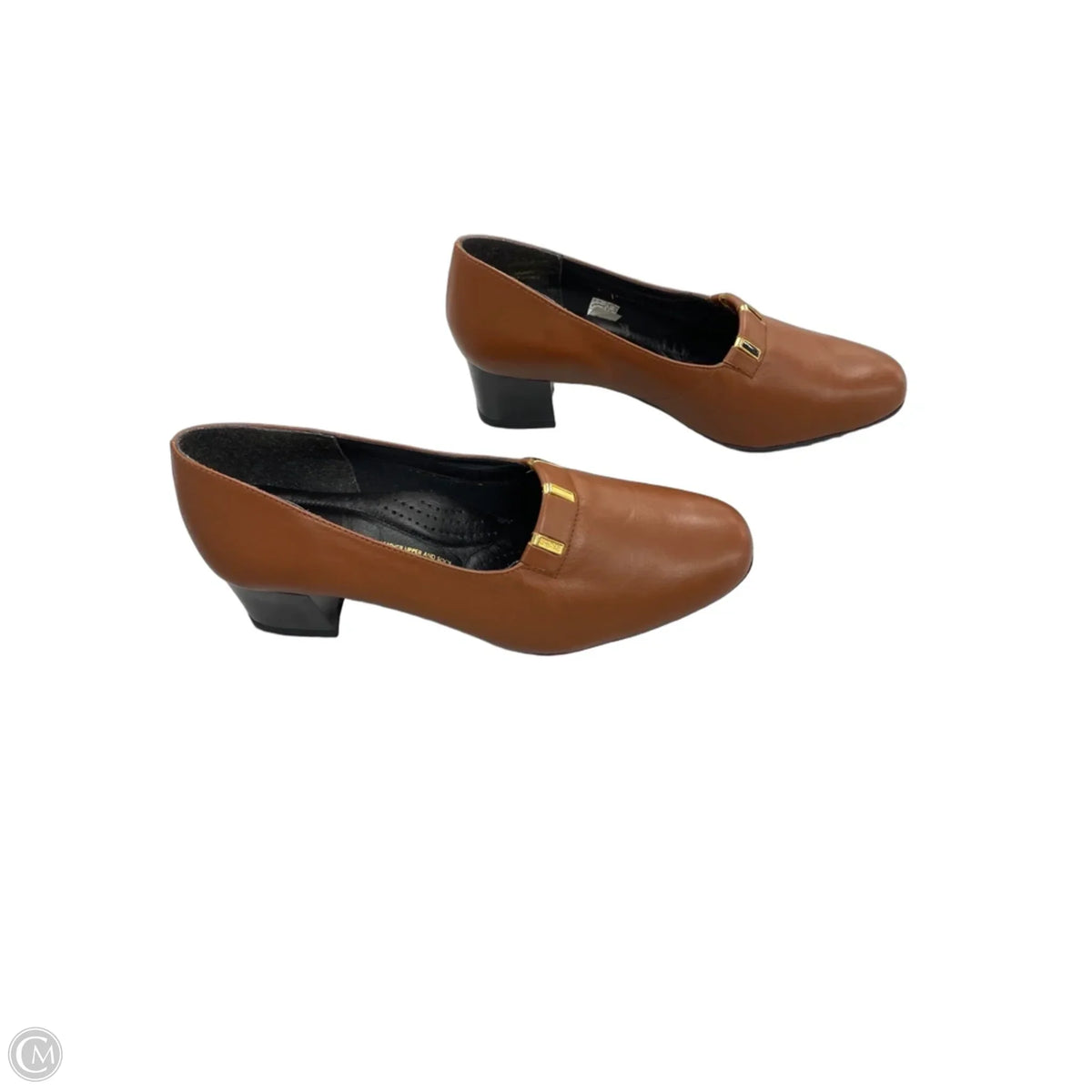 Shoes Heels Block By Spring Step In Brown, Size: 7.5