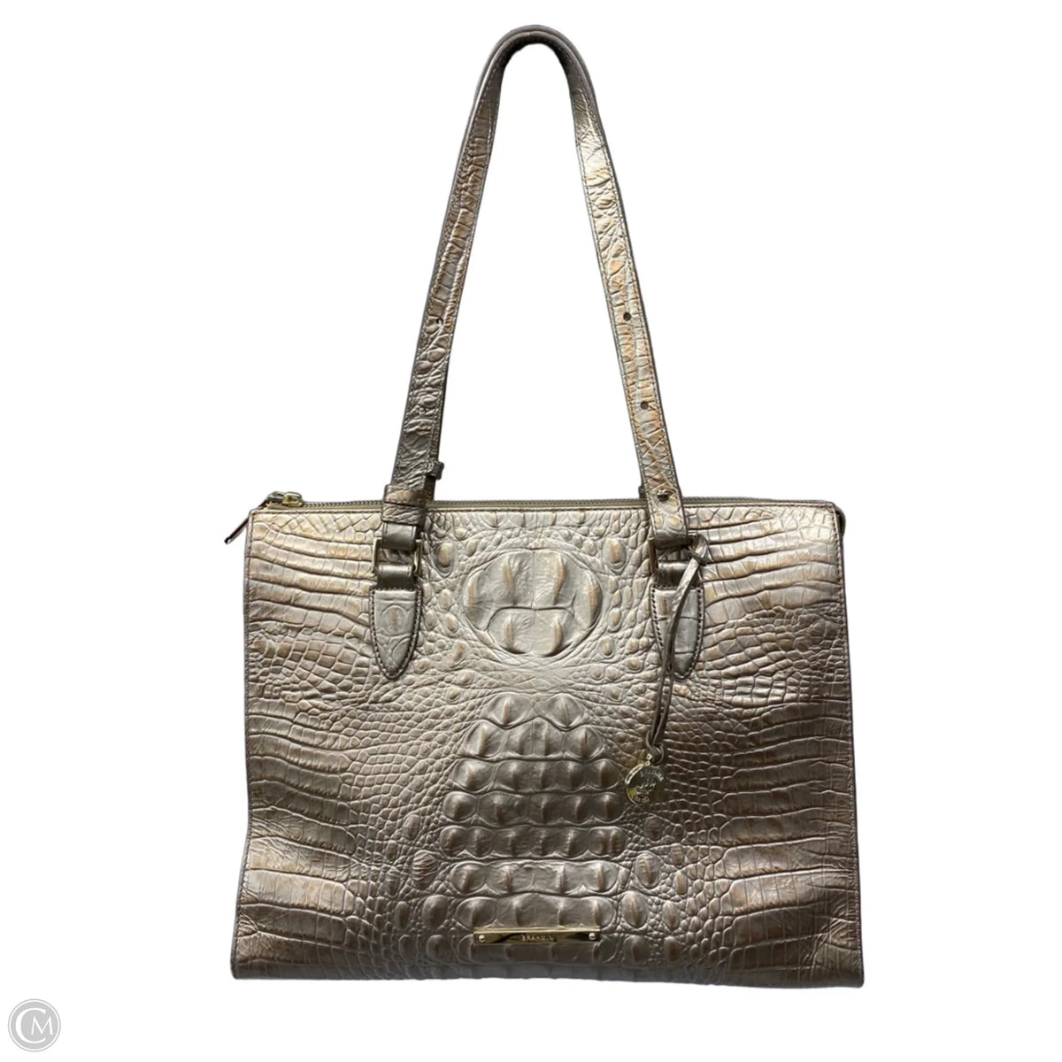 Tote Designer By Brahmin, Size: Medium