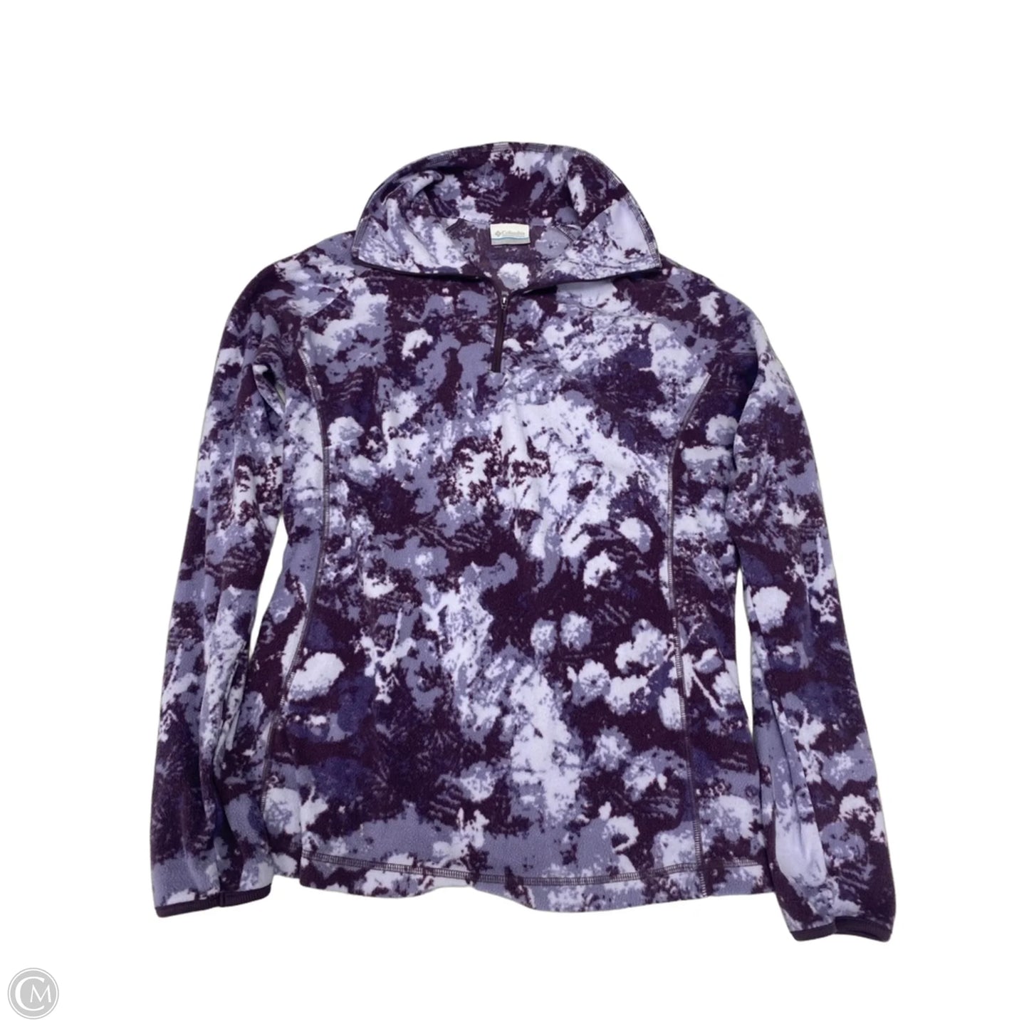 Athletic Fleece By Columbia In Tie Dye Print, Size: L