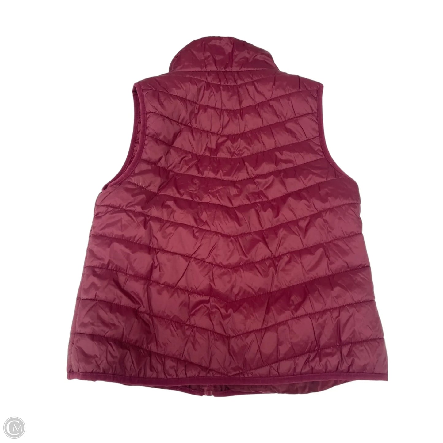 Vest Puffer & Quilted By Arizona In Maroon, Size: M