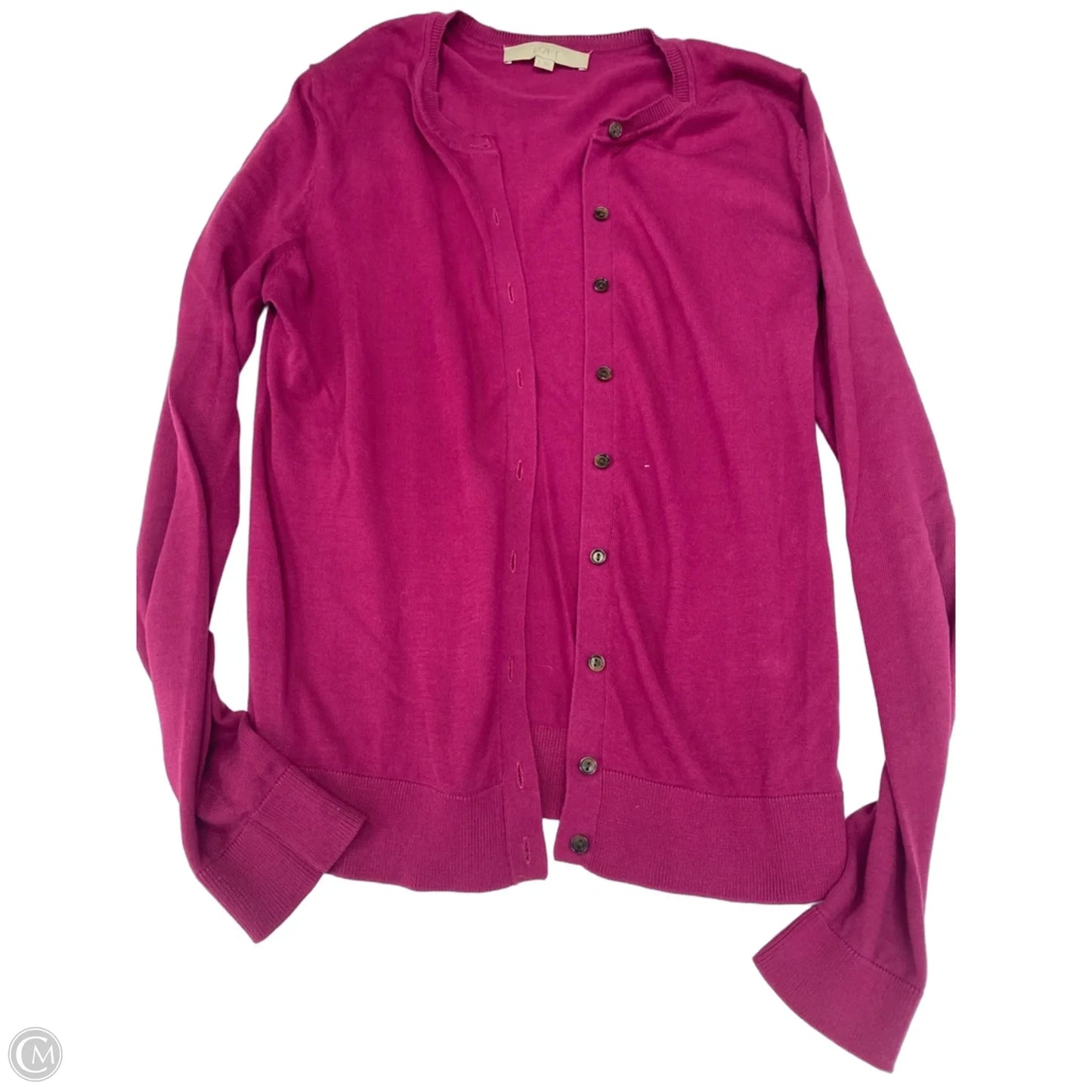 Cardigan By Loft In Purple, Size: M