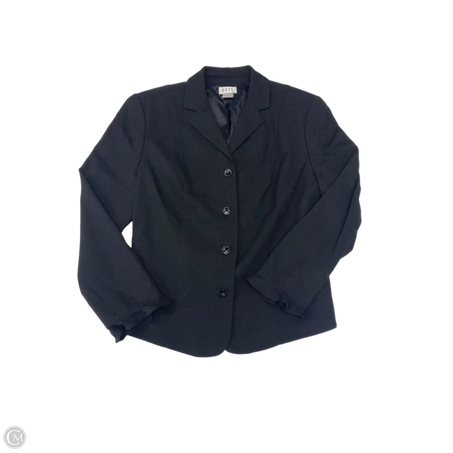 Blazer By Clothes Mentor In Black, Size: S