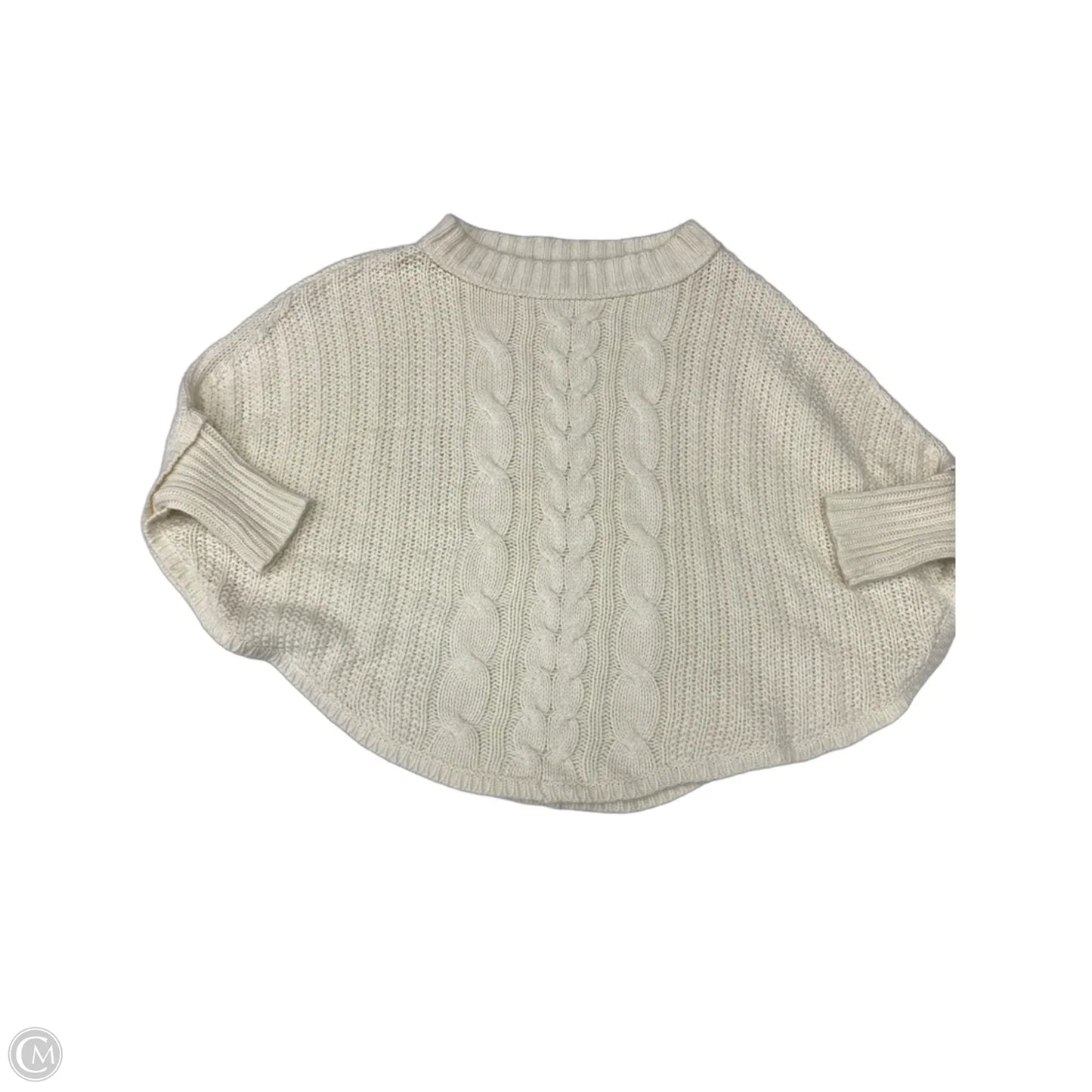 Sweater By Loft In Ivory, Size: Mp