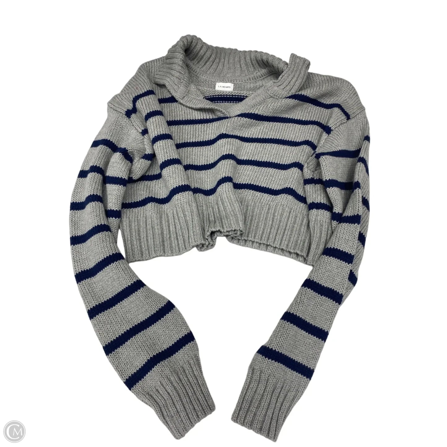 Sweater By La Hearts In Blue & Grey, Size: M