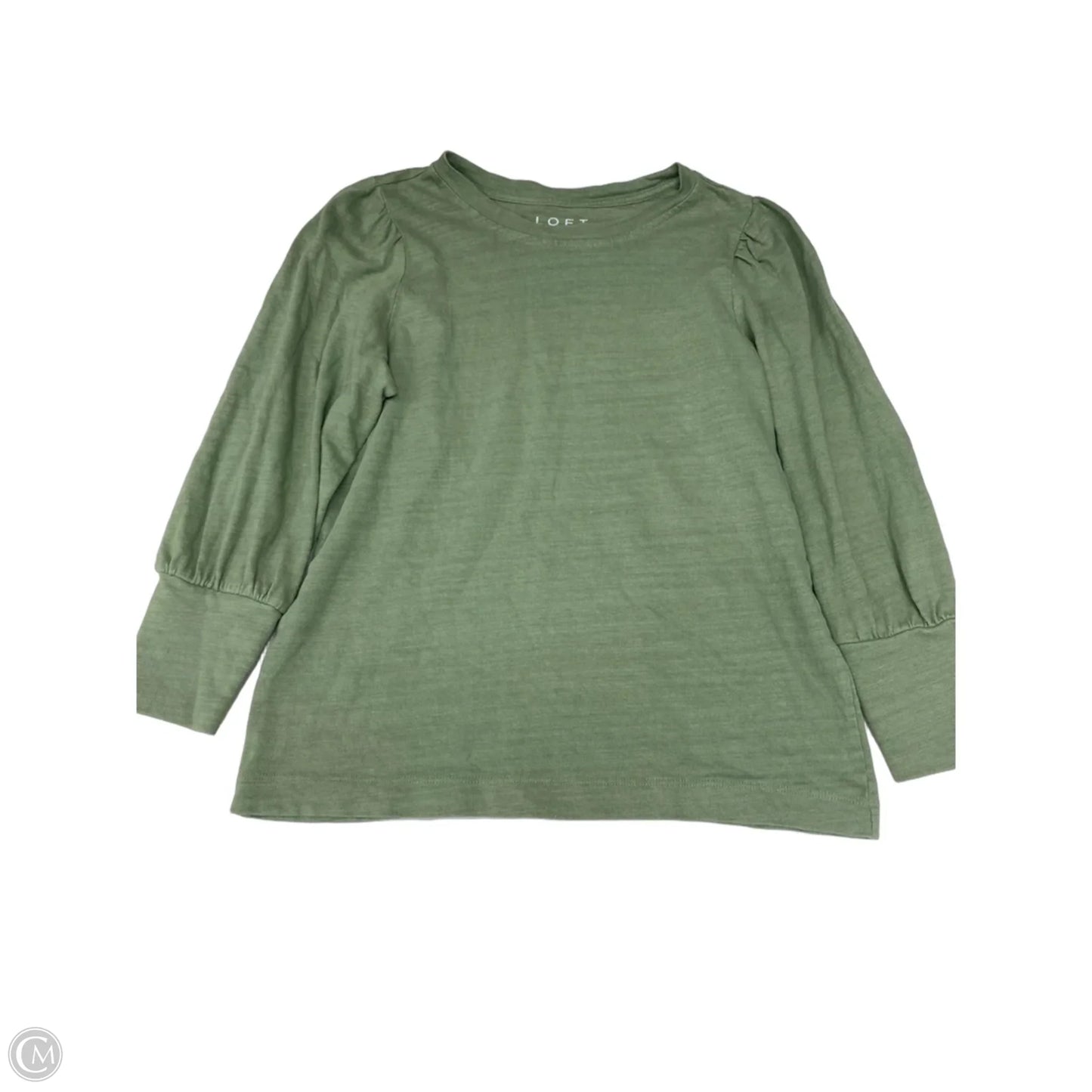 Top Long Sleeve By Loft In Green, Size: S