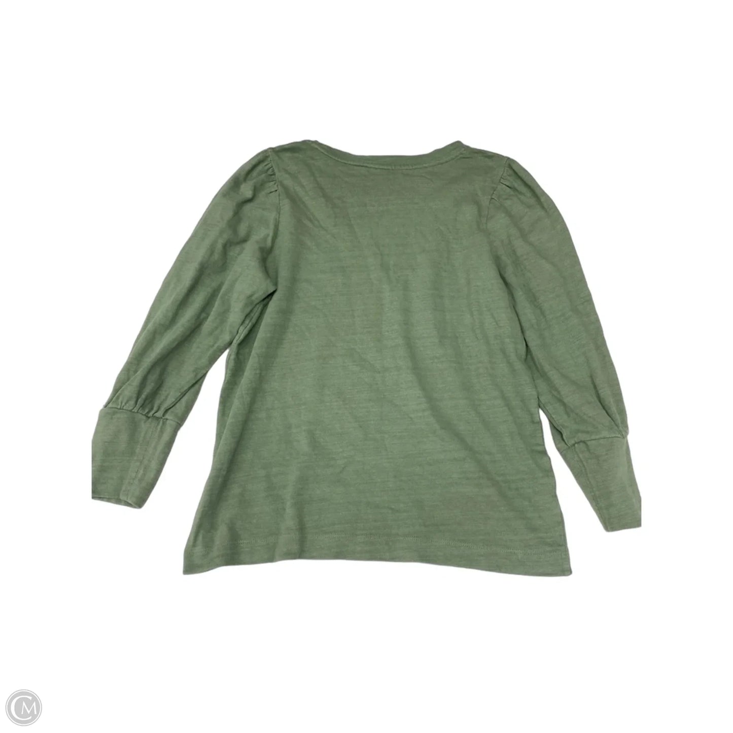 Top Long Sleeve By Loft In Green, Size: S