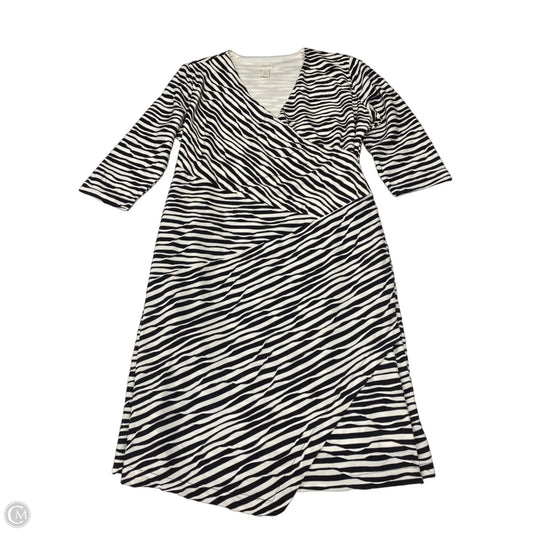 Dress Work By Chicos In Black & White, Size: L