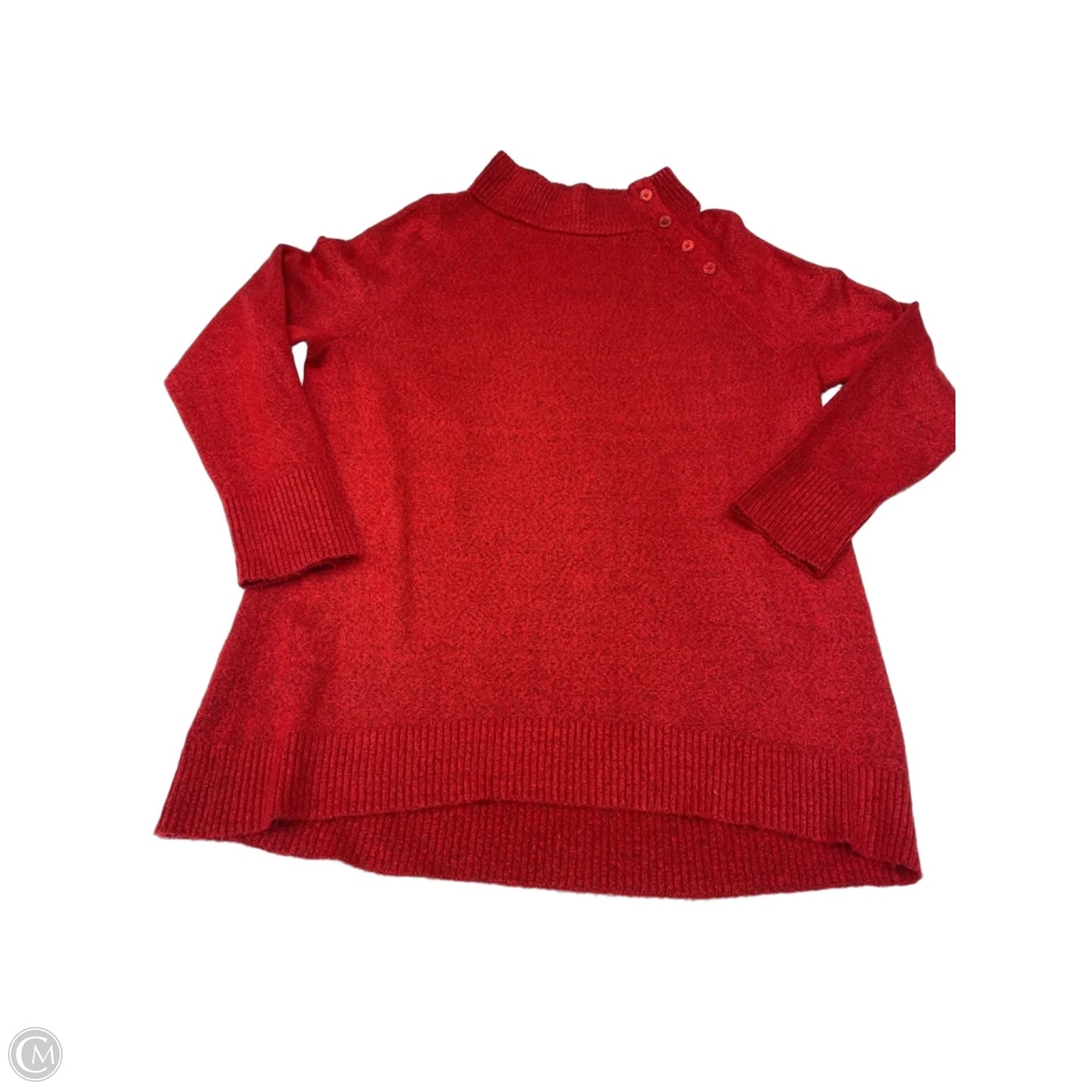 Sweater By Talbots In Red, Size: L