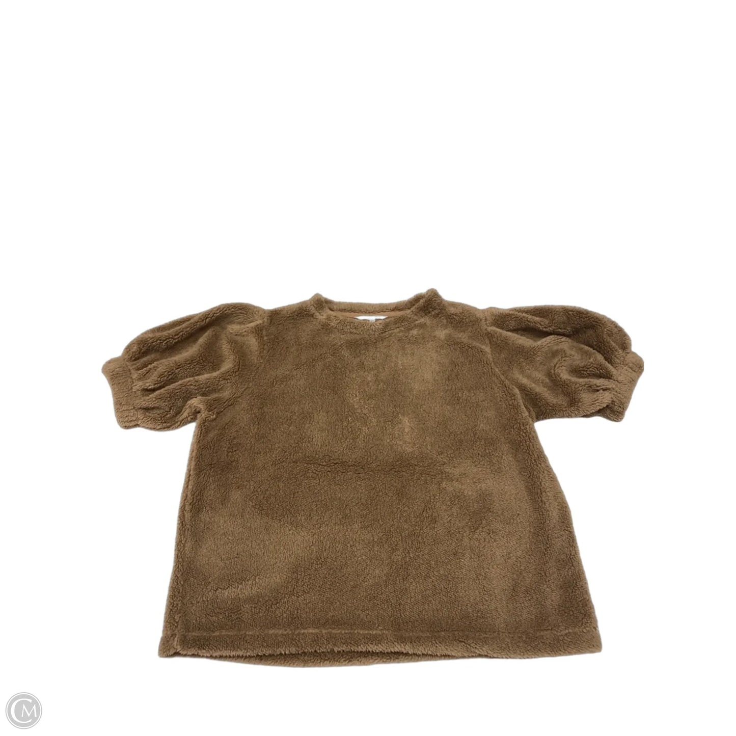 Top Short Sleeve By Clothes Mentor In Brown, Size: Xl