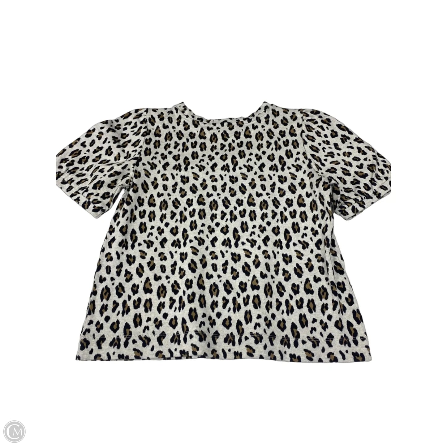 Top Short Sleeve By Loft In Animal Print, Size: S