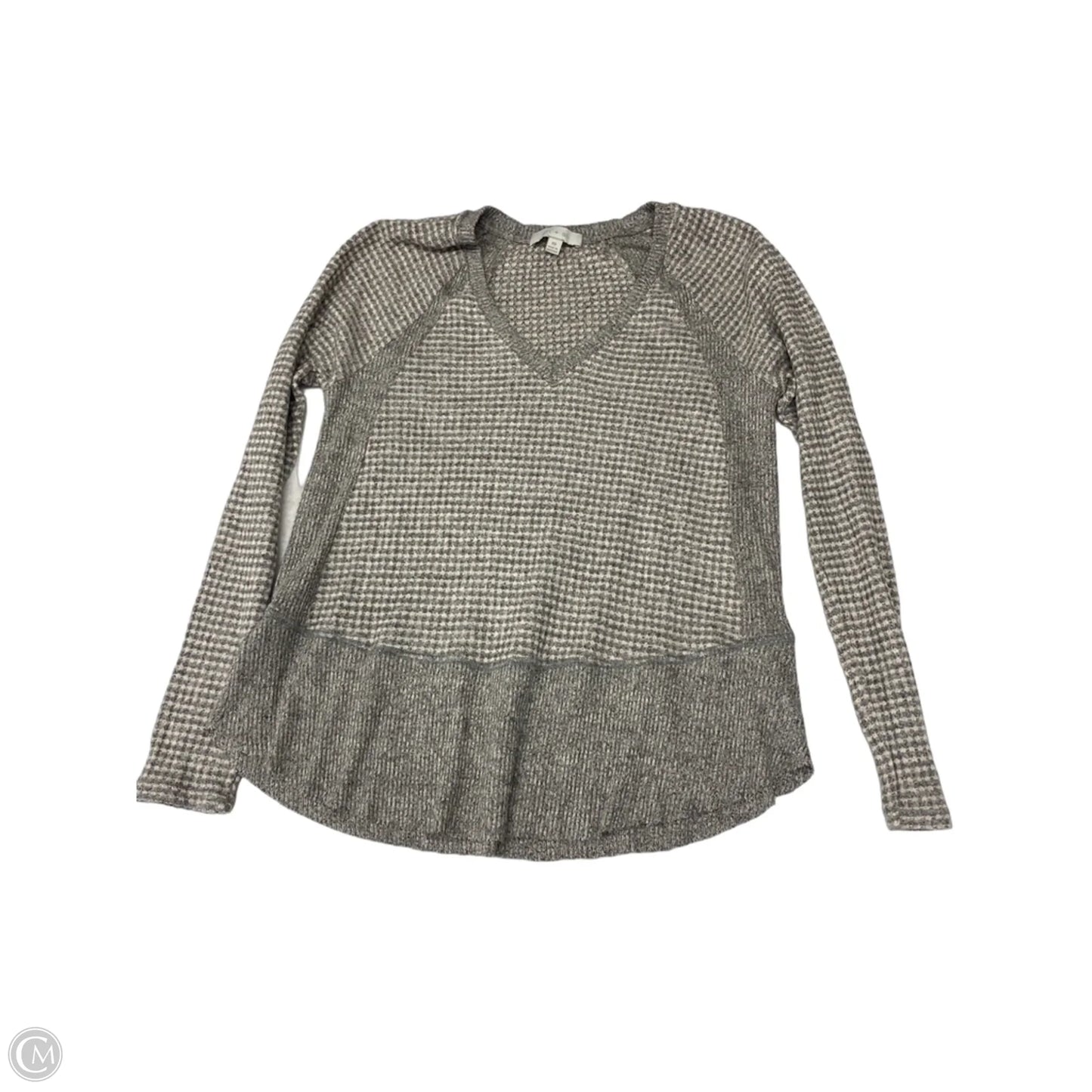 Top Long Sleeve By Eri + Ali In Grey, Size: Xs