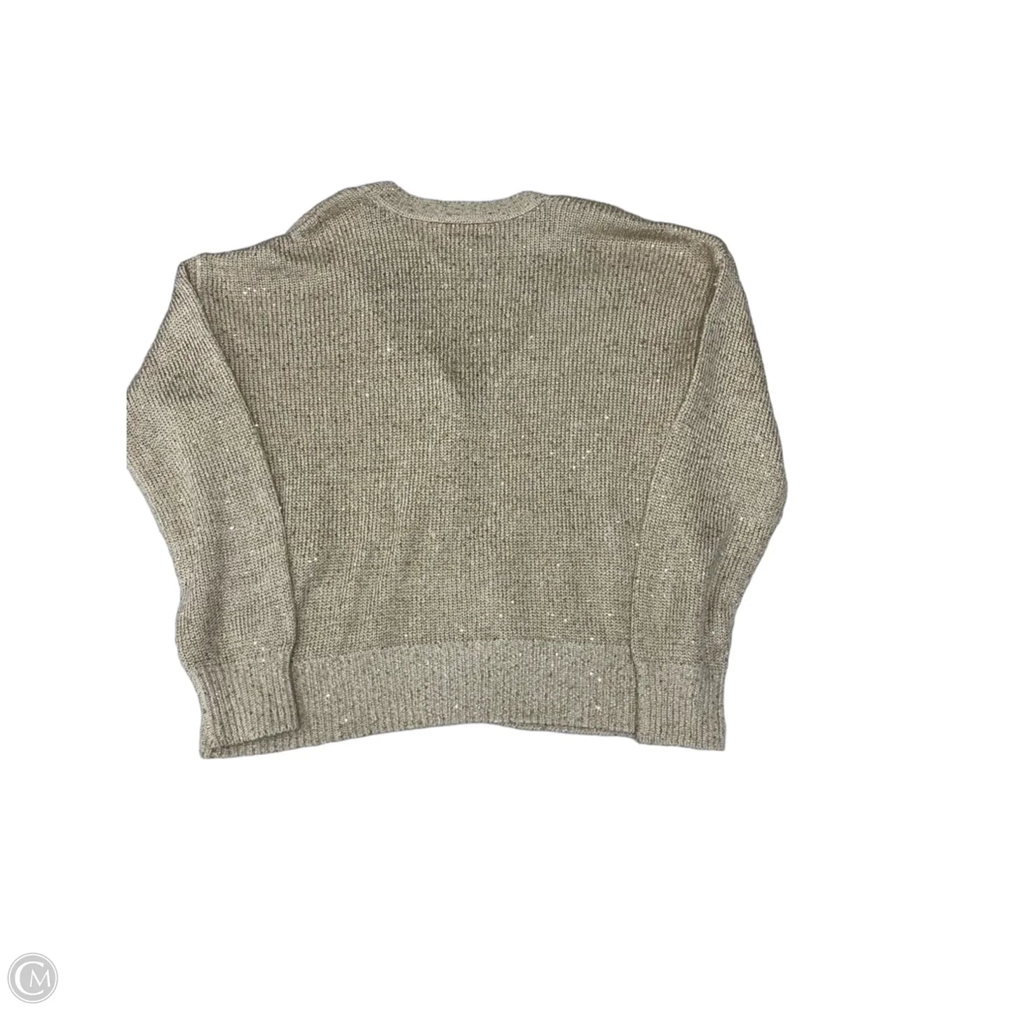 Sweater Cardigan By Marled In Gold, Size: L
