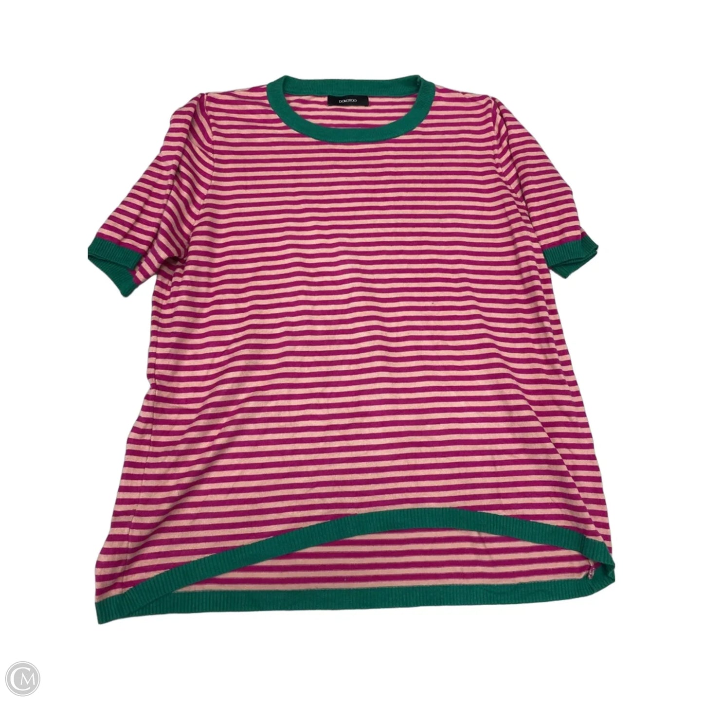 Top Short Sleeve By Dokotoo In Striped Pattern, Size: Xl