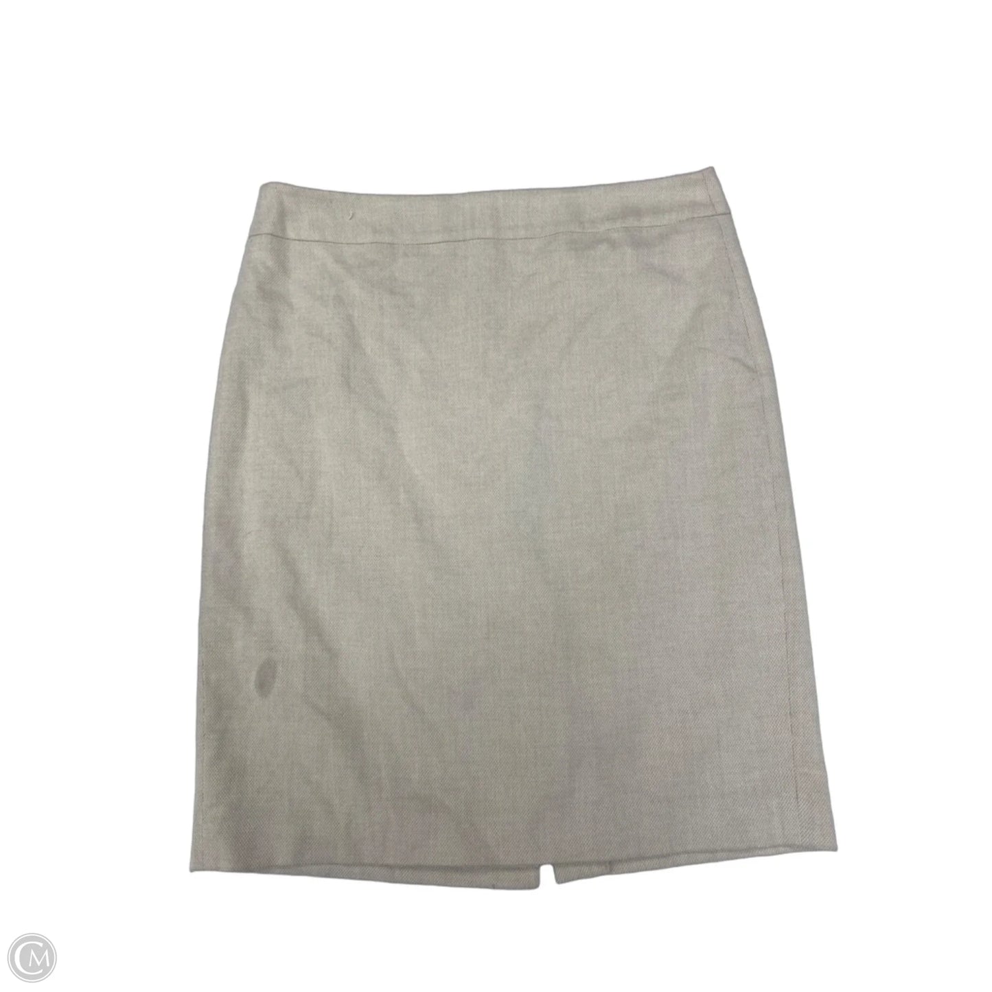 Skirt Midi By Ann Taylor In Cream, Size: 10