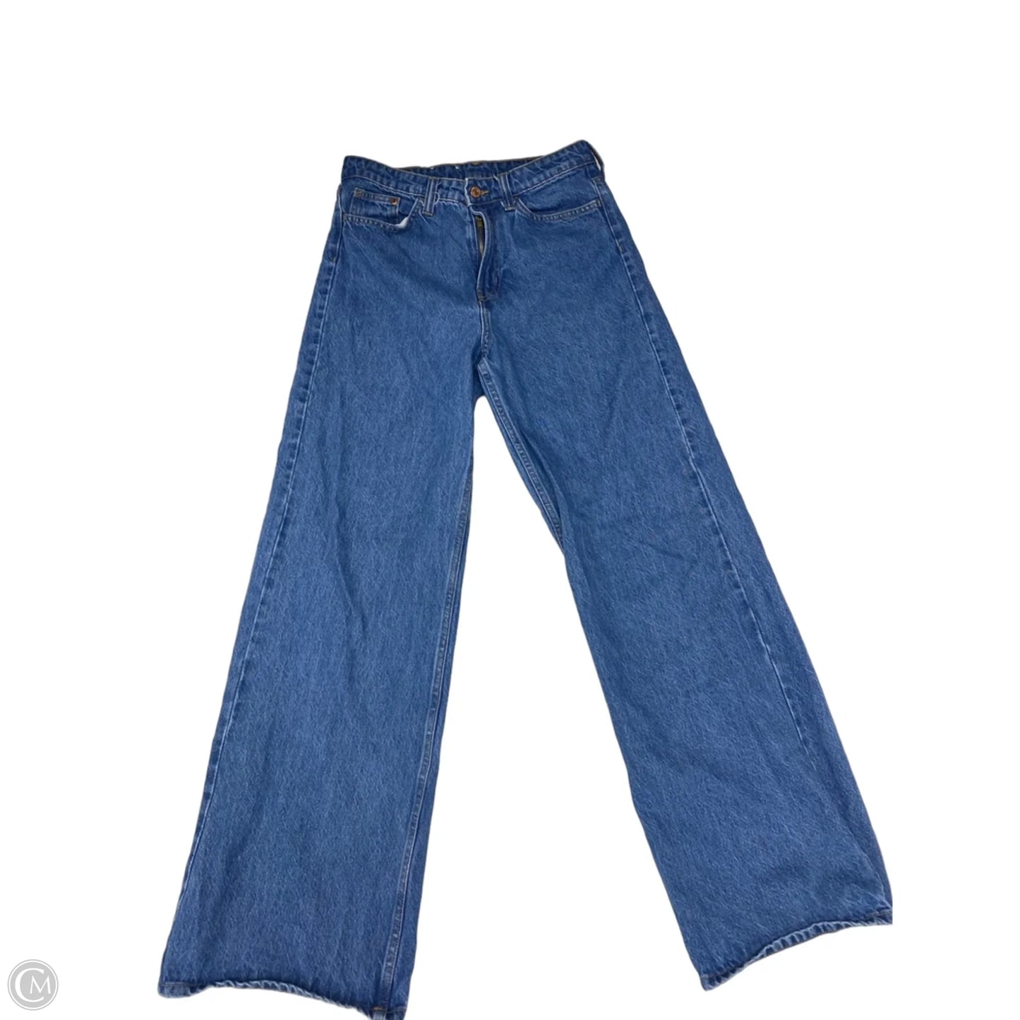 Jeans Wide Leg By Clothes Mentor In Blue Denim, Size: 6